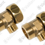 Abschlussverschraubung, (Set a 2) Vaillant-Nr. 117263