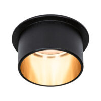 PAULMANN LED-Einbaustrahler 6W Konverter 1LED Gil Coin 933.78 schwarz 2700K weiß 470lm schwarz matt