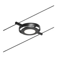 PAULMANN LED-Anbaustrahler 4,5W Konverter schwarz RoundMac 944.19 1LED 3000K weiß 280lm schwarz