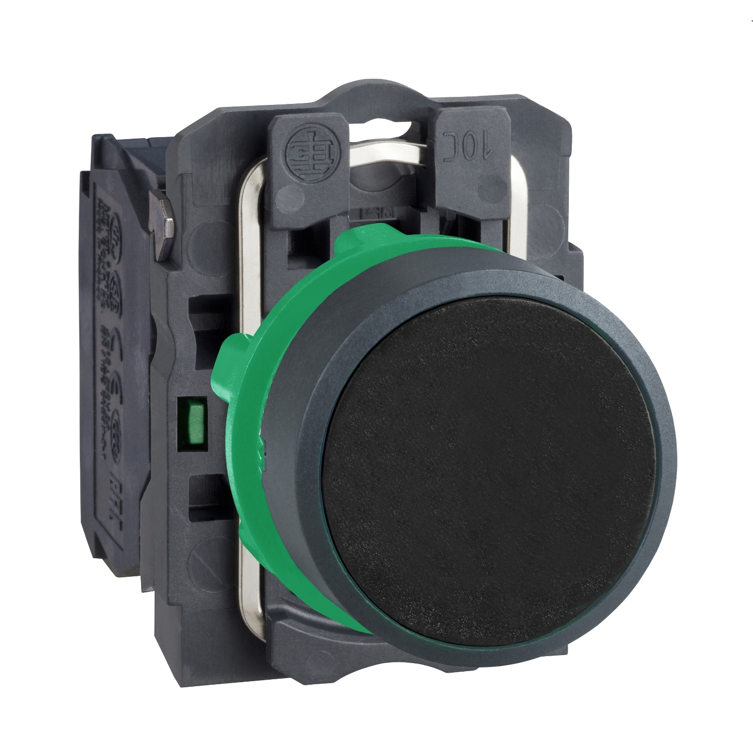 Schneider Schneider Electric Drucktaster flach, schwarz, 1S XB5AA21