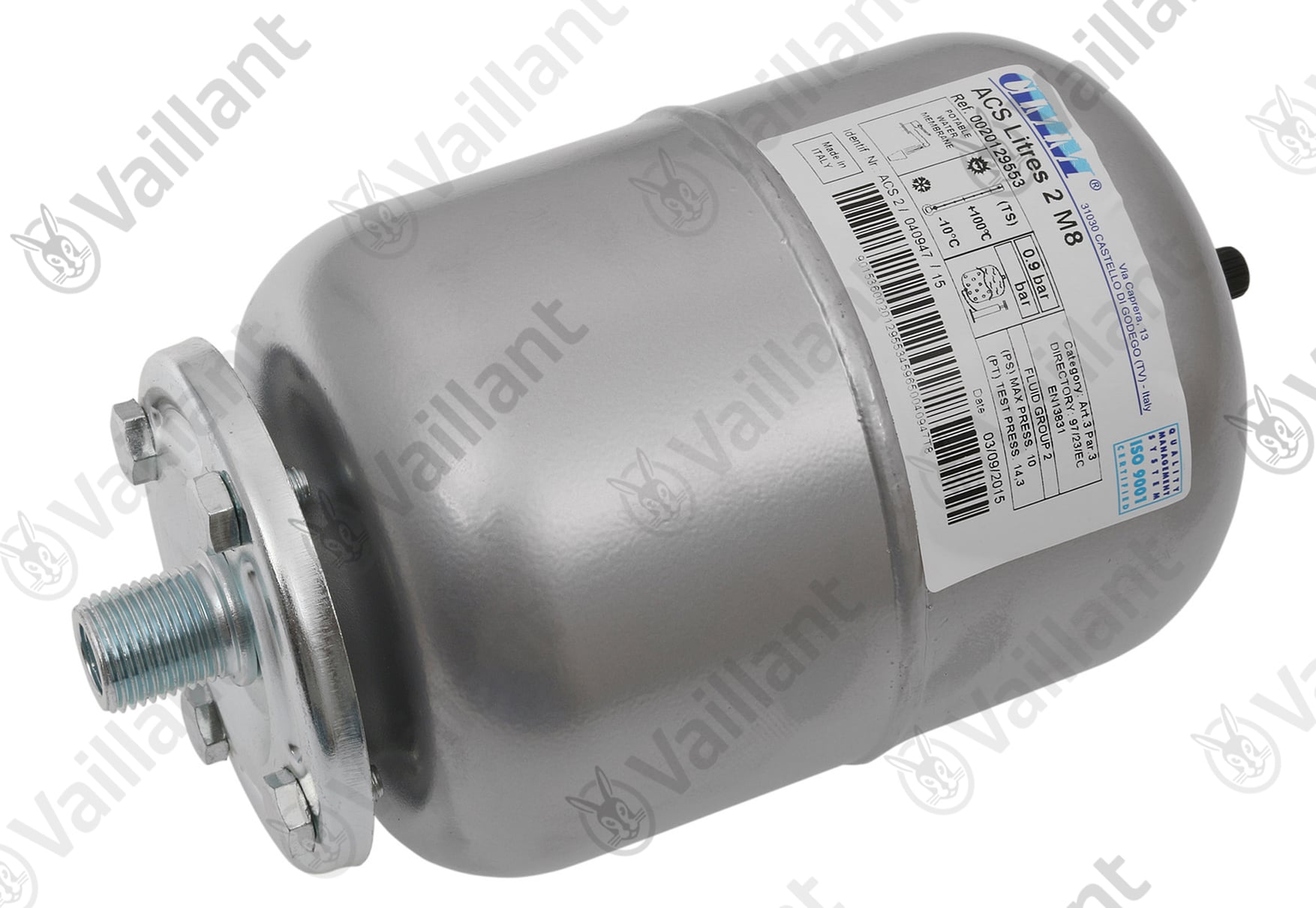 Vaillant VAILLANT Ausdehnungsgefäß, Sole Vaillant-Nr. 0020210628