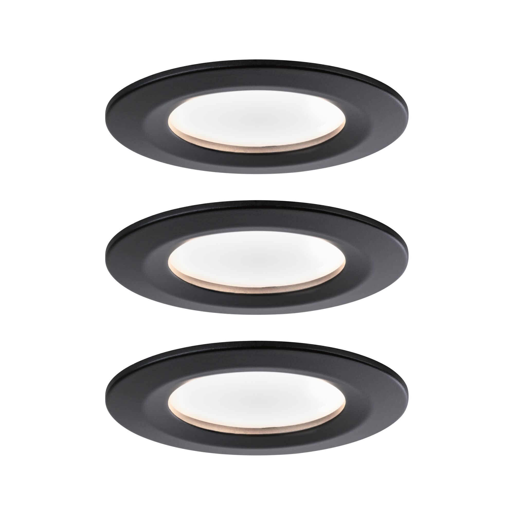 Paulmann PAULMANN LED-Einbaustrahler 11W Konverter schwarz Nova 944.73 3LEDs 2700K weiß 460lm schwarz matt