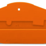 WAGO GmbH & Co. KG Abschluß- und Trennplatte orange 282-366