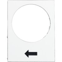Schneider Electric Symbolschild weiß ZB2BY4901