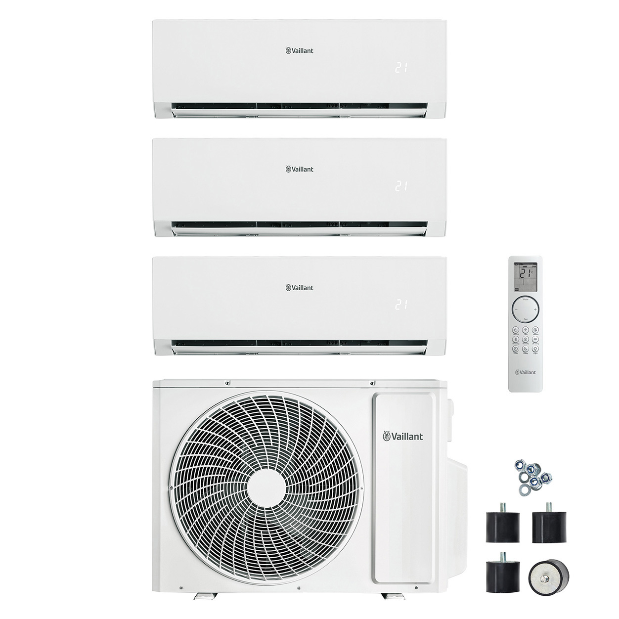 VAILLANT Paket 5.029 climaVAIR multi VAM 1-070 A3NO + 2,5 kW (2) + 3,5 kW (1)