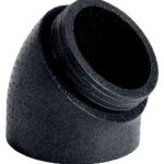 EPP Bogen dickwandig 45 Grad, D 246/160 mm, (2 St.)