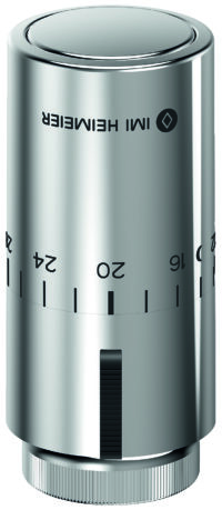 HEIMEIER Thermostat-Kopf Halo verchromt, mit Nullstellung