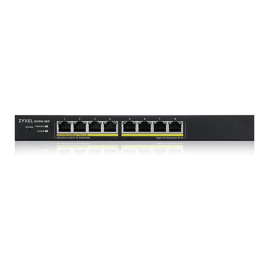 8P Zyxel GS1915-8EP POE M
