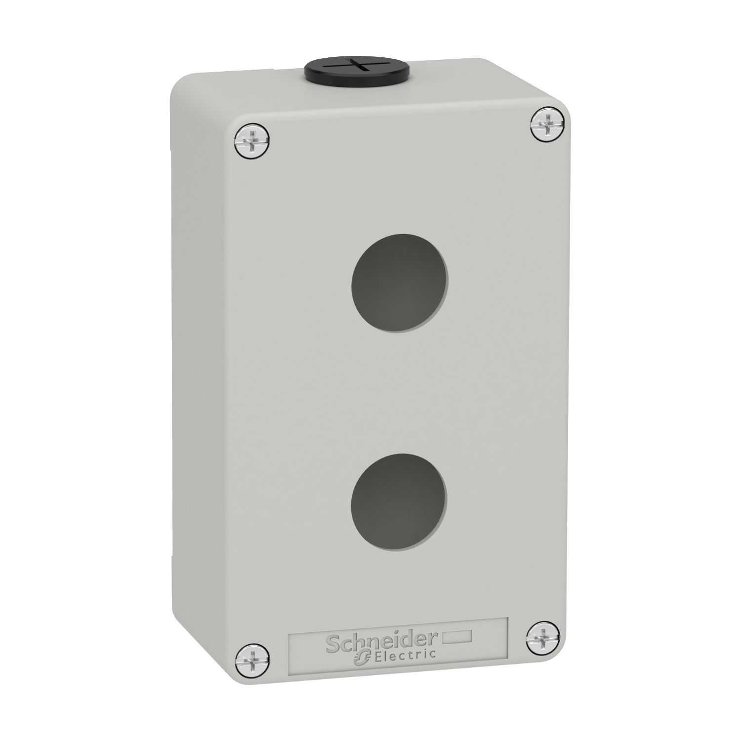Schneider Schneider Electric Leergehäuse XAP, Metall grau, für 2x22mm XAPD2202