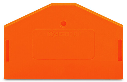 WAGO GmbH &amp; Co. KG Abschlußplatte 2,5mm orange 280-313