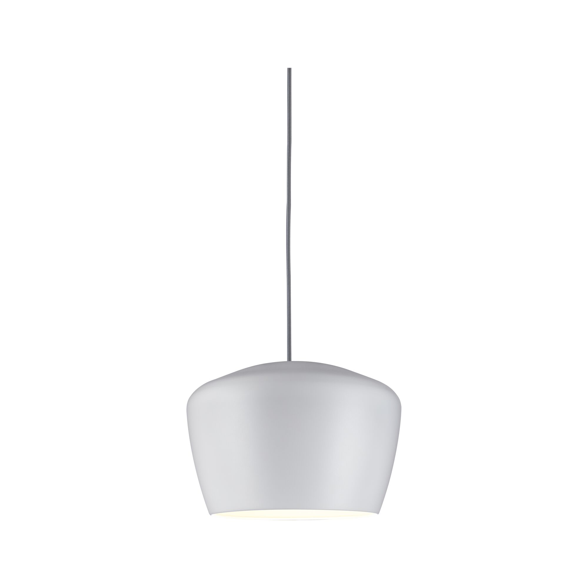 Paulmann PAULMANN Schirm weiß matt sym direkt Aluminium Pom 954.38 Ø350x240mm