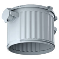 KAISER Leuchteneinbaugehäuse für HV für NV HaloX 1281-00 für Beton 110mm Ø100mm