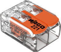 WAGO GmbH & Co. KG Compact-Verbindungsklemme 2-Leiter bis 6qmm 221-612