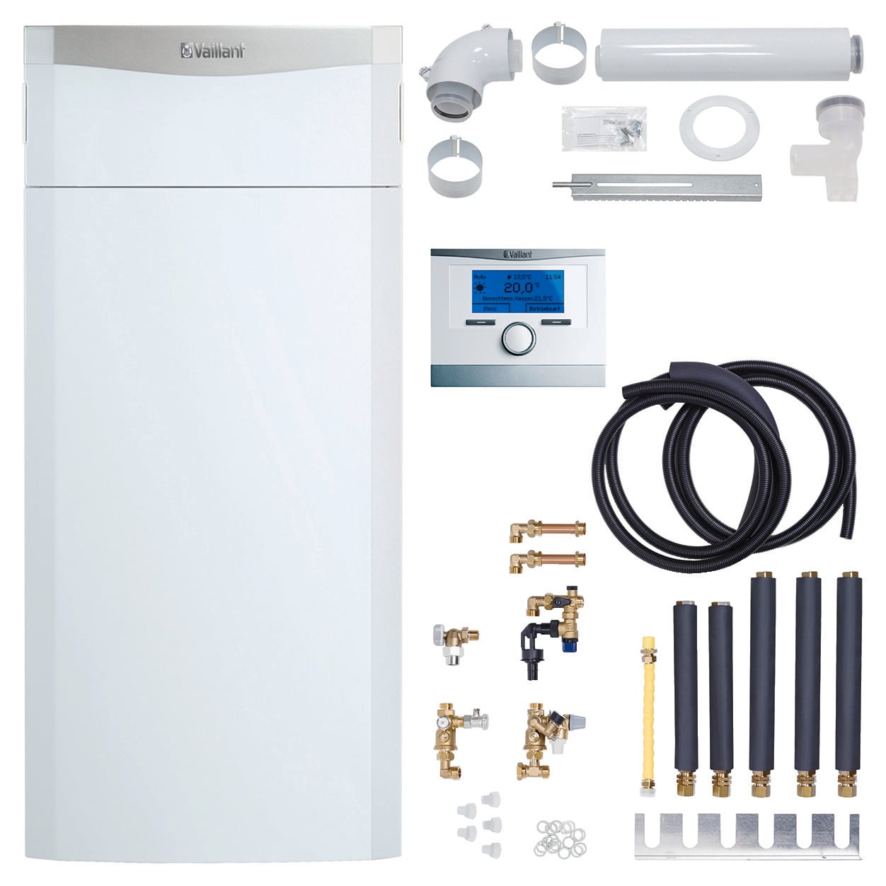VAILLANT Paket 1.397/5 ecoCOMPACT VSC146 VRC 700/5, Konsole, Luft/Abgasz Starr