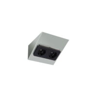 EVN Lichttechnik Möbelanbau-Steckdose Doppel- 230V 16A 092 250 Edelstahl