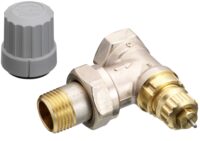 Ventilgehäuse RA-FN 15 R 1/2, Eck, vernickelt, Einb i.d Rücklauf