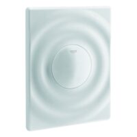 WC-Betätigung Surf 37063 156x197mm mit Druckknopfbet. alpinweiß