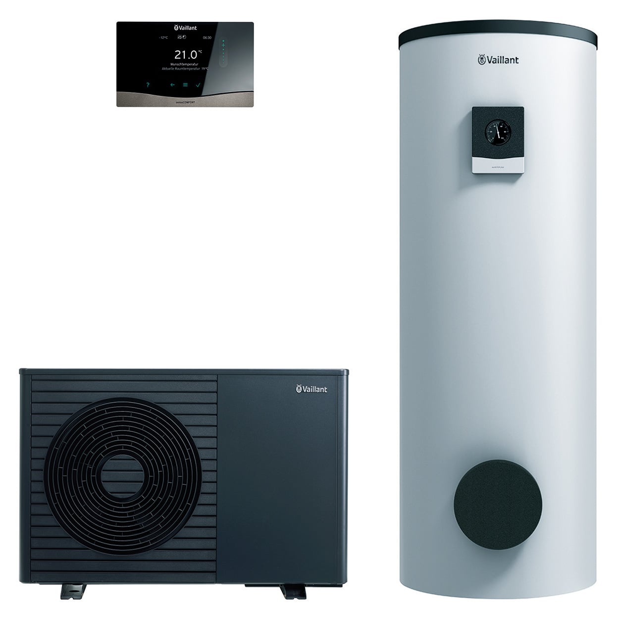 VAILLANT Paket 4.1300 aroTHERM pro /7.1 VWL 55/7.1 A 230V mit VIH RW 300/3 BR