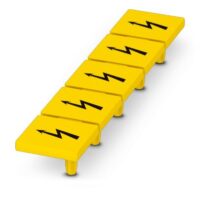 Phoenix Contact Warnschild ge/schwarz, 12,2mm WS PT 16