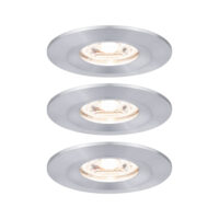 PAULMANN LED-Einbaustrahler 3x4W Konverter weiß Nova 943.05 3LEDs alu 2700K 310lm alu
