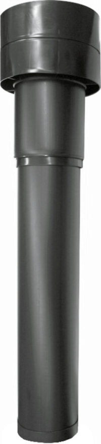 Dachdurchführung DN125 isoliert, L:1159mm, schwarz, für CWL