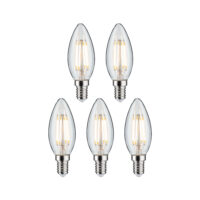 PAULMANN LED-Kerzenlampe FM E14 B35 4,8W 290.94 2700K weiß 470lm F kl AC Ø35x98mm