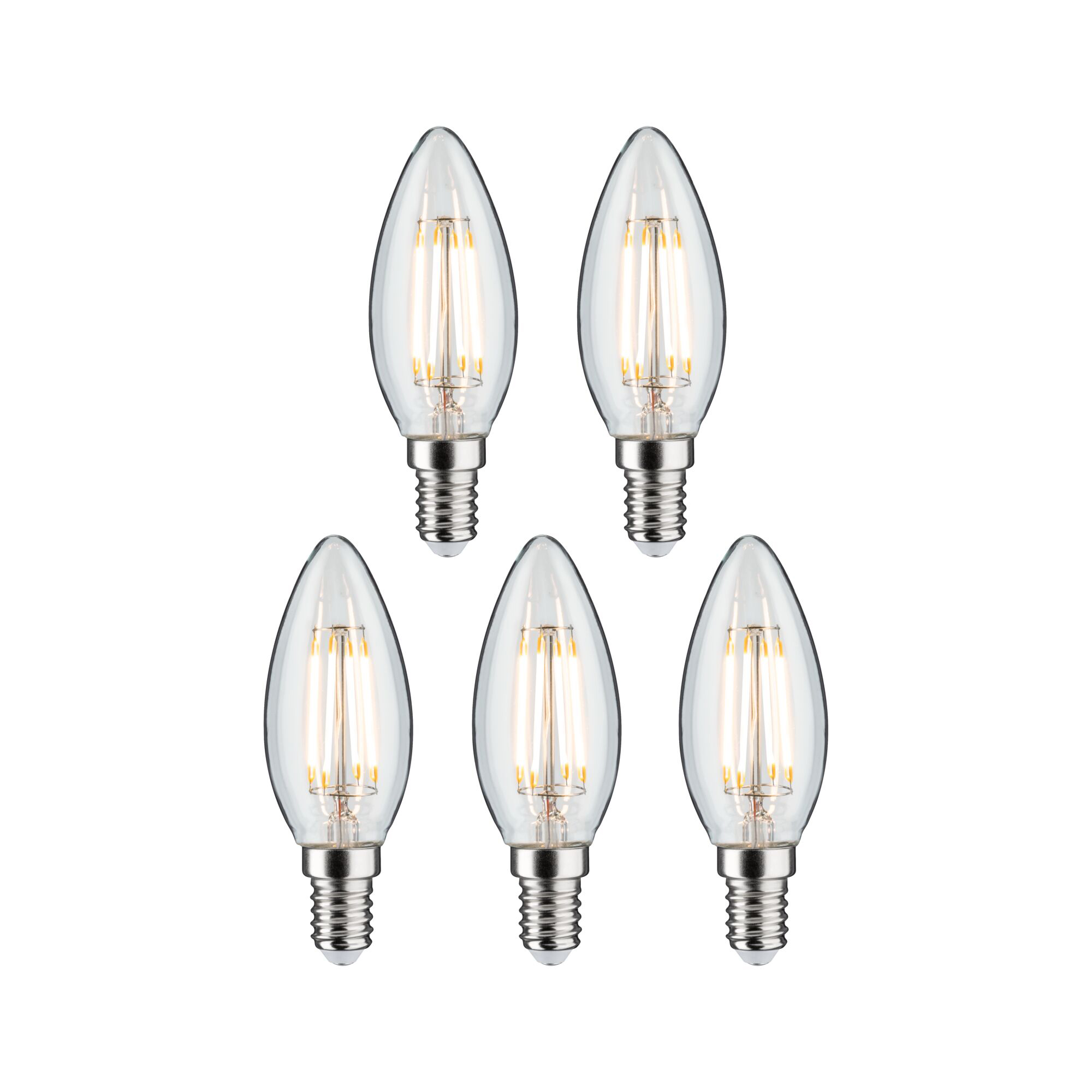 Paulmann PAULMANN LED-Kerzenlampe FM E14 B35 4,8W 290.94 2700K weiß 470lm F kl AC Ø35x98mm