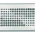 VAILLANT Design Abdeckblende rechteckig Wave Edelstahl