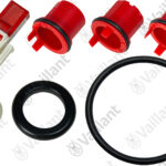 Vordüse + Kodierstecker (rot) Vaillant-Nr. 0020176133