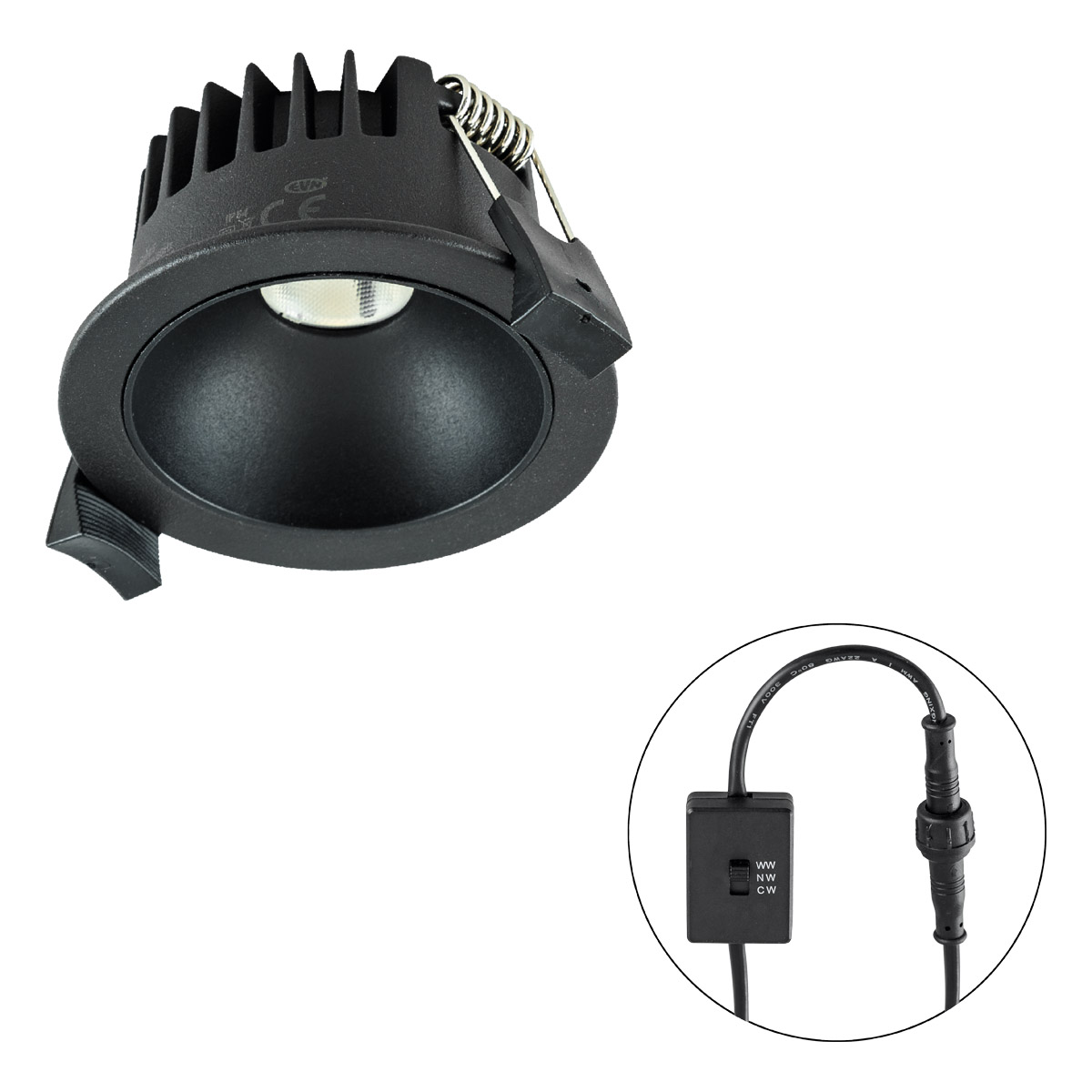 EVN Lichttechnik LED-Downlight CCT C54N06090925