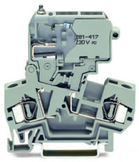 WAGO GmbH & Co. KG Sicherungsklemme 0,08-4mmq grau 281-611/281-417