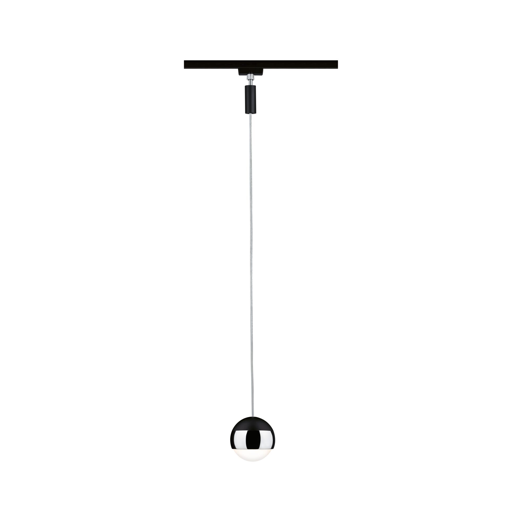 Paulmann PAULMANN LED-Schienenstrahler 6,3W Konverter Capsule 968.08 1LED schwarz 2700K weiß 400lm