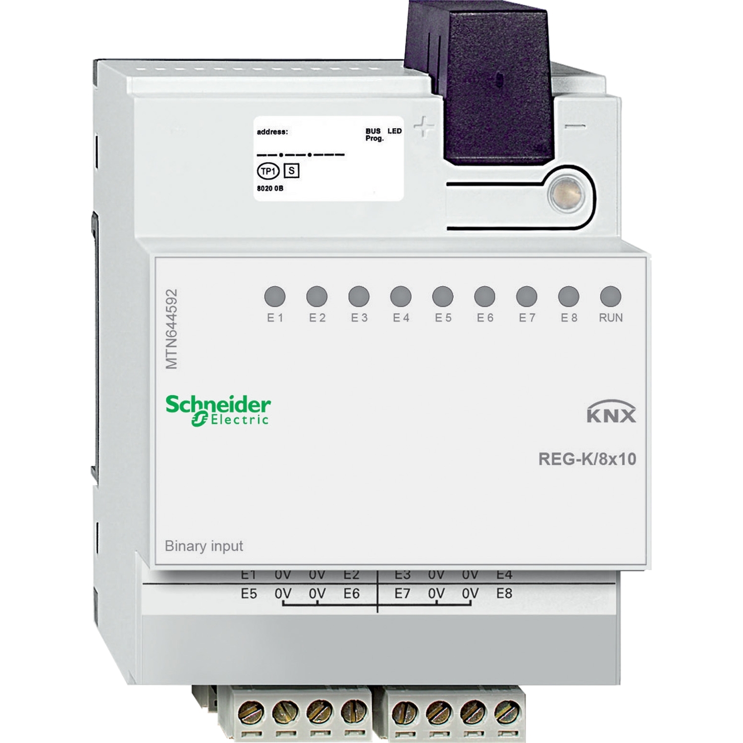 Schneider Schneider Electric Binäreingang REG-K/8x10,lichtgrau MTN644592