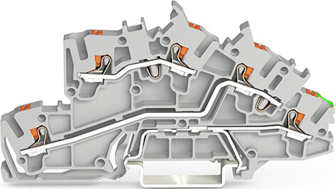 WAGO GmbH &amp; Co. KG Installationsetagenklemme 2,5 mm² mit Drücker 2203-7645