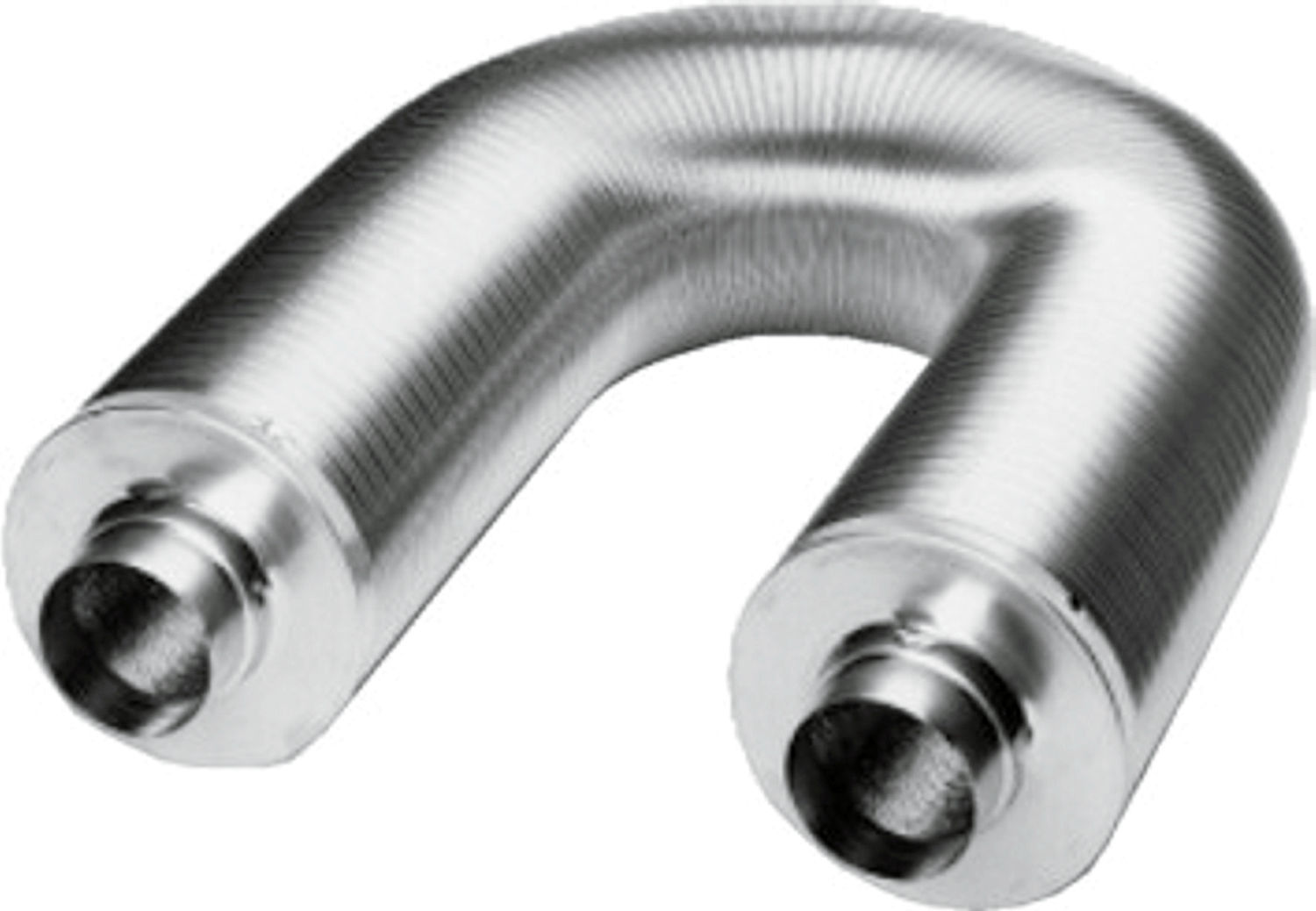 Schalldämpfer DN125 L:1000mm mit 50mm Dämmung, für CWL