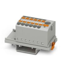 Phoenix Contact Verteilerblock 0,14-4qmm, grau PTFIX6/12X2,5-NS35GY
