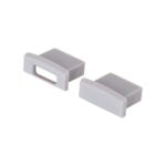EVN Lichttechnik Kunststoff-Endkappen für APFLAT1AM200 2St. Flat1PAK-Set
