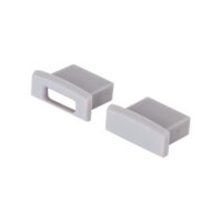 EVN Lichttechnik Kunststoff-Endkappen für APFLAT1AM200 2St. Flat1PAK-Set
