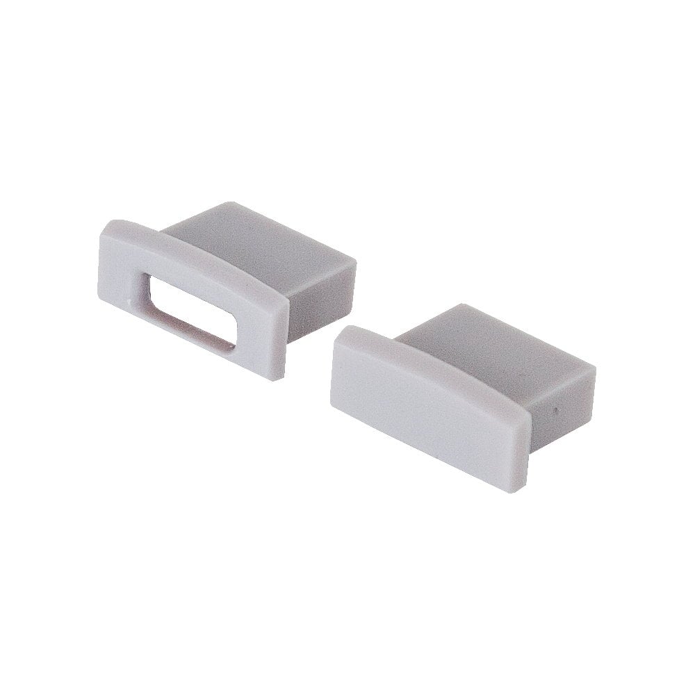 EVN Lichttechnik Kunststoff-Endkappen für APFLAT1AM200 2St. Flat1PAK-Set
