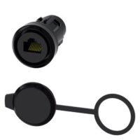 Siemens Dig Industr. RJ45 Anschluss 22mm, schwarz 3SU1900-0GB10-0AA0