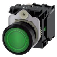 Siemens Dig Industr. Drucktaster 1S, 24VAC/DC 3SU1102-0AB40-1BA0