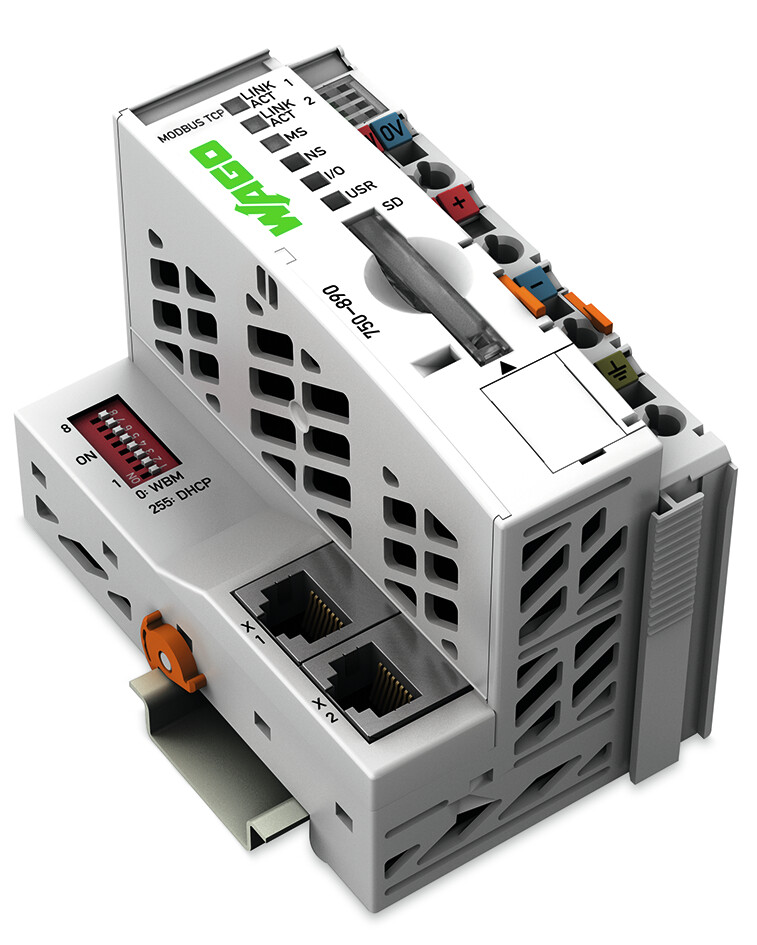 WAGO GmbH &amp; Co. KG Controller Modbus TCP G4 2ETH SD 750-890