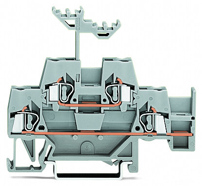 WAGO GmbH &amp; Co. KG Durchgangsklemme 0,08-2,5mmq grau 280-520