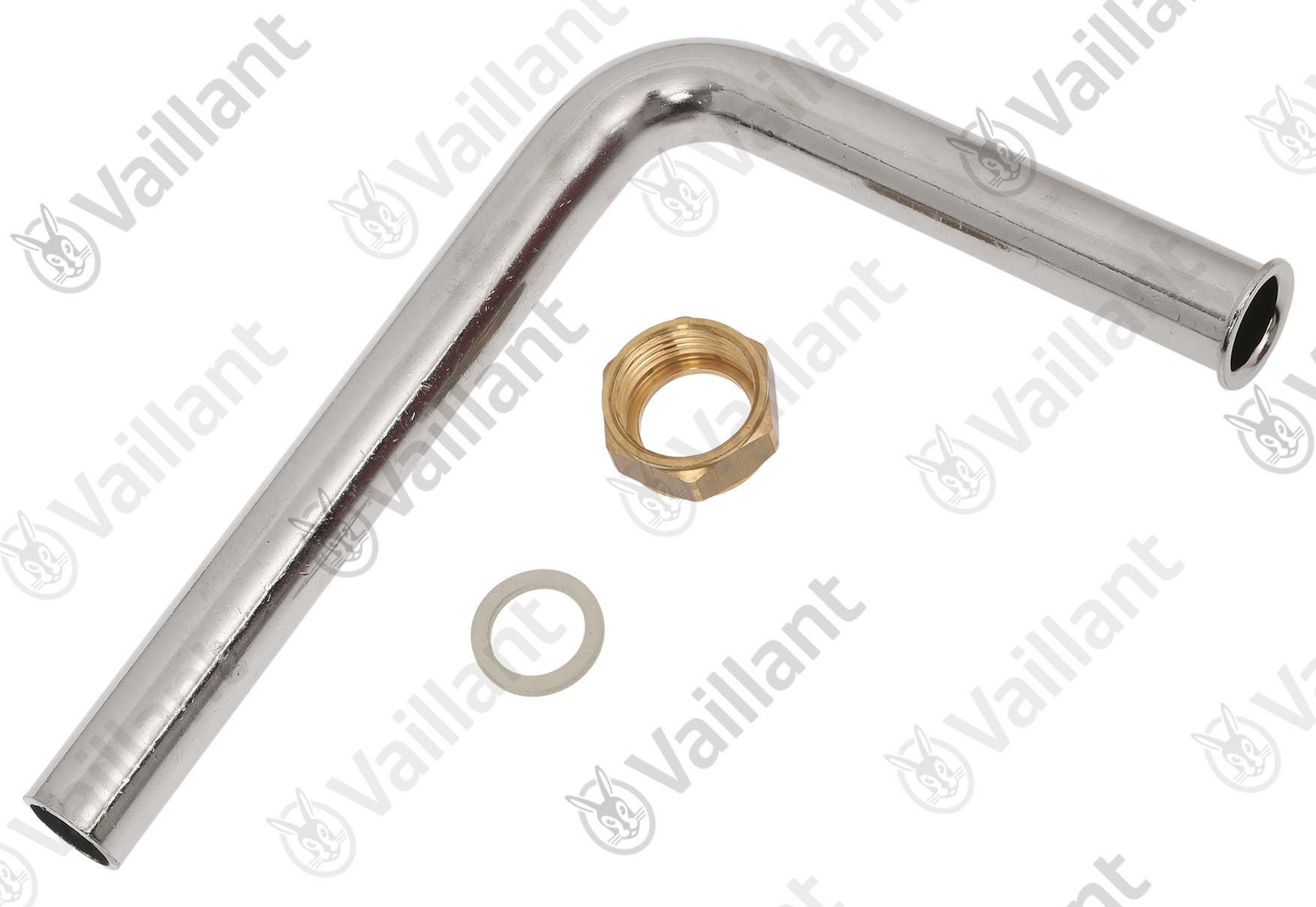 Rohr, HW vernickelt Vaillant-Nr. 0020057197