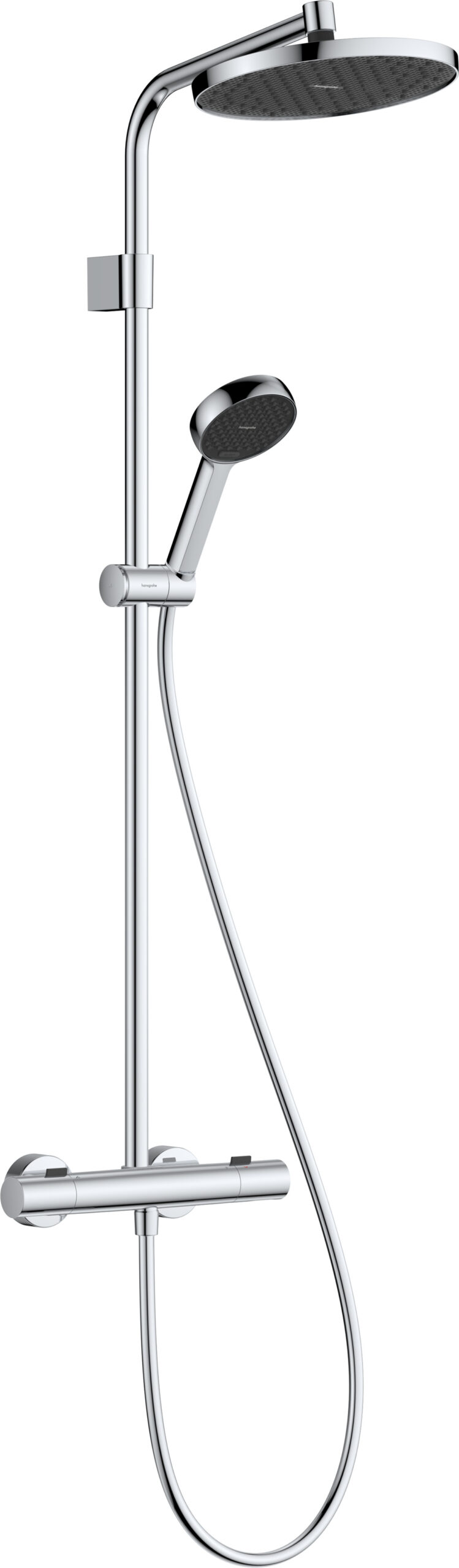 HANSGROHE Activera S Showerpipe 240 1jet EcoSmart mit Ecostat Fine chrom