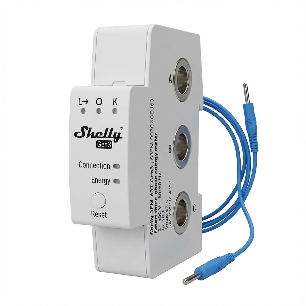 Shelly Shelly Relais "3EM-63T Gen3" Stromzähler