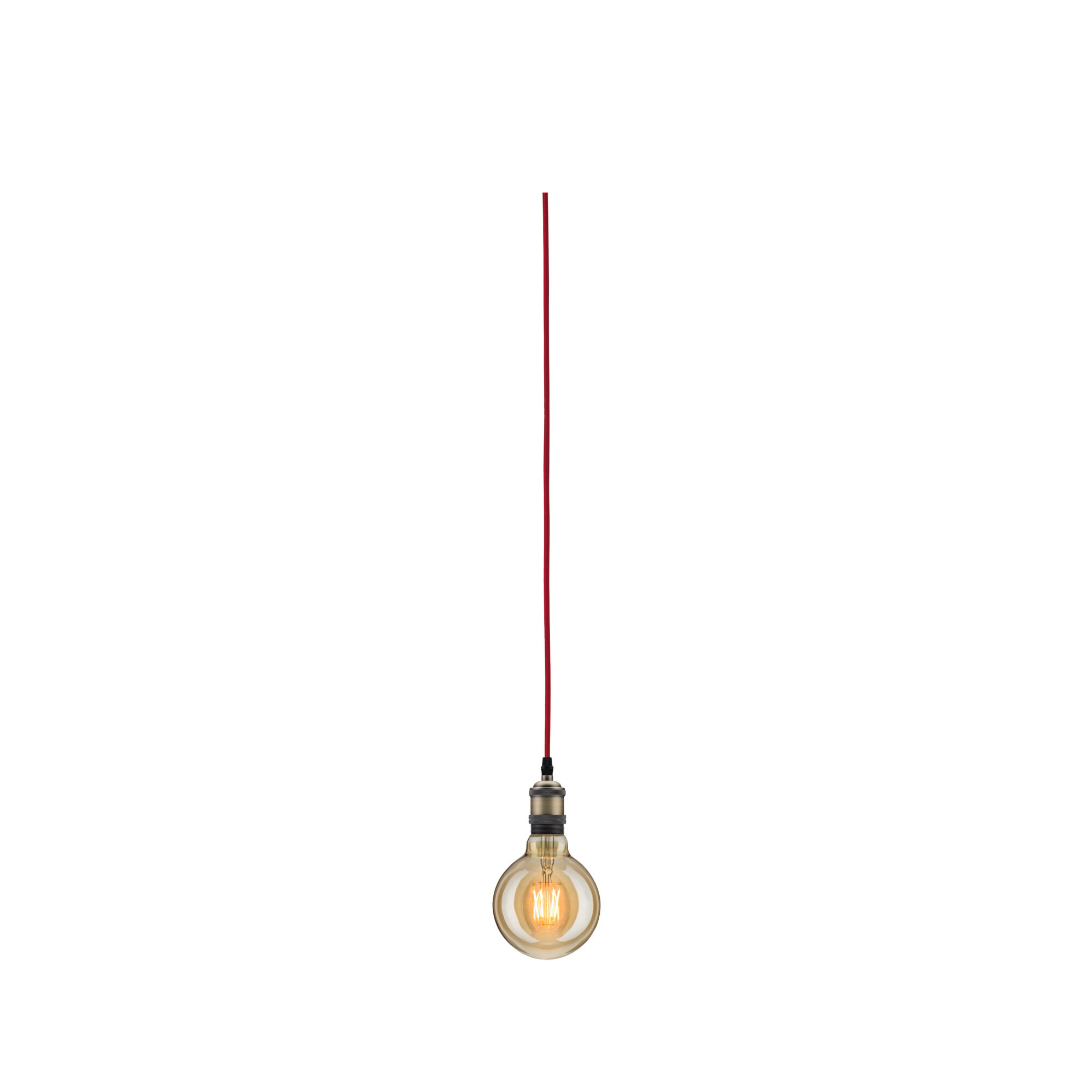 Paulmann PAULMANN LED-Pendelleuchte 1LED rt E27 Neordic Eldar 797.70 sym IP20