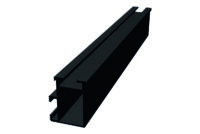VAILLANT Montageschiene, 47 x 35,4 mm Länge 2.606 mm, schwarz (2 St.)