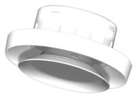 VAILLANT Standard Abdeckbl. rund D 125 m für Deckenmontage, weiß
