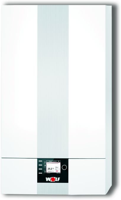 WOLF Gasbrennwert-Heiztherme CGB-2-55 ComfortLine, mit hocheff. Heizkreispumpe